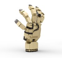 BuildMOC Movie Wednesday Hand Things Brickheadzs Addamedss-Familyss Building Blocks For Horror Monster Bricks Kids Halloween Toy