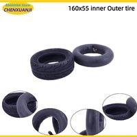 160x55 Inflatable Inner Tube and Outer Tire Kit for Four-Wheel Scooter Modification and Repair