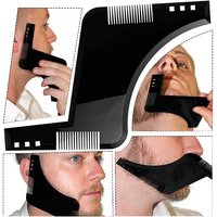 Men Beard Comb Beard Care Template Beard Brush Moustache Moulding Comb For Hair Beard Trimmer Salon Tools Barber Accessories
