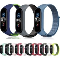 Nylon Strap for Xiaomi Mi Band 7 6 5 4 3 Smartwatch Comfortable Breathable Wristband for Xiaomi Mi Band 7 6 5 4 3 Bracelet Belt