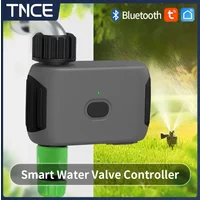 TNCE Smart Tuya Bluetooth Garden Watering Valve Irrigation Timers Remote controller filter washable Programmable Timed Sprinkler
