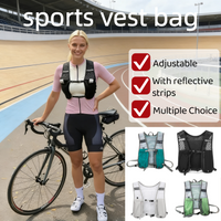 Marathoner Running Hydration Vest Backpack for Trail Race Hiking Cycling Climbing Jogging - Adjustable Comfortable Water Storage