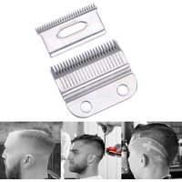 2pcs/set Professional Clippers Blades Replacement Precision 2 Holes Adjustable Hair Trimmer Parts Stainless Steel