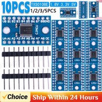 TXS0108E Logic Level Conversion Module 3.3V 5V 8 Channel Logic Level Shifter Bi-Directional Module High Speed for Arduino