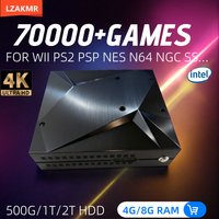 Retro Game Console 2TB Pico8 Loaded 70000+ Games for Wii PS2 DC PSP NGC Plug-and-Play On TV Win11&Batocera39 Children's Gift