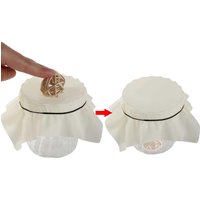 1pcs Pena Coin Penetration Magic Tricks Dish Coin Thru Rubber Sheet Into Cup Black Hole Magic Trick Mentalism Props Illusion