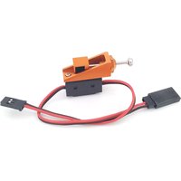 RC Model Receiver Power ON/OFF Switch with Aluminum Mount Control Rod for RC boat Car Waterproof Accessories Box