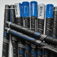 10/13pcs/lot Jumbo Midsize Standard Wood Golf Grip Colour Blue Wrap Red Pro Rubber Golf Grip Iron Fairway Golf Club Grip