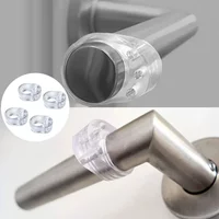 Door Handle Wall Anti-Collision Buffer Pad, Transparent Silicone Door Stopper Baby Safety Furniture Protector 2/4/6/8/10/20Pcs