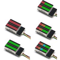 Dual 10‑Segment Music Rhythm LED Indicator Light Audio Signal Level Meter Spectrum Atmosphere Lamps DIY DC 9V-12V CAR Amplifiers