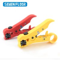 Electric Cable Stripping Knife Multi-functional Wire Cutter Stripper Tool for UTP STP RG59 RG6 RG7 RG11 Coaxial Cable