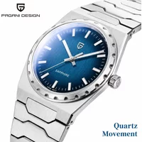 PAGANI DESIGN 2026 New Thin 7mm Fashion Men's Quartz Watch 10Bar Waterproof Stainless Steel Sapphire C3 Upgrade V2 Reloj Hombre