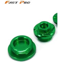 AliExpress JFGRACING For KAWASAKI KX250F KXF250 KX 250F 2004 2005 2006 2007 2008 2009 2010 Dirt Bike Motorcycle CNC Engine Timing Cover Oil Plug Set