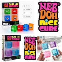 Schylling Needoh relieves sensory stress with soft cube anti anxiety squeezing and kneading music