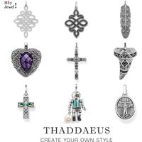 Pendant Black Love Knot Maori Cross Tooth Diver Fashion Rebel Street Jewelry Europe Bijoux Accessories Gift For Men Woman