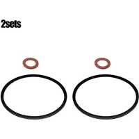 Gasket Set For TK Carburettor Includes 2 Large Float Bowl Gaskets And 2 Bowl Nut Gaskets For Balmoral Lawn Mowers With AQ148