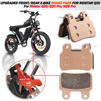 All-copper-based Metal Sintered Front/Rear Brake Pads For Ridstar Q20 Electric Bike Ebike Motorcycle Accessories
