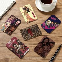 Cute B-Bratz Card Cover Bag Business Work Name Card Badge Holders Unisex Credit Card Business Bus ID Holder Case