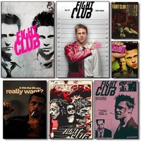 1pc F-Fight C-Club Poster Poster Painting Wall Art Mural for Living Room Home Decor and Gifts