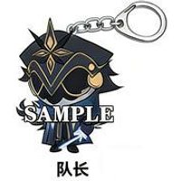 Funny Genshin Impact Falgar Capitano Peripheral Keychain Rerir Flins Expressions Image Acrylic Backpack Pendant Birthday Gifts