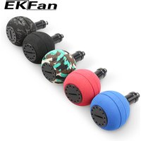EKFan with shaft Fishing Reel knob 39mm EVA material for 9*5*3mm A/D/S DIY Baitcasting fishing reel parts