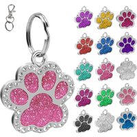 Personalized Pet Dog Cat Address Tags Engraved Cat Puppy Dog Accessories Engraved Stainless Steel Name Number Tag For Dogs Cats