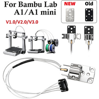 For Bambu Lab A1/A1 Mini Hotend Heating Assembly Kit 300°C Fast Heating Hardened Steel Hotend All in one Hot end Kit for A1 MINI