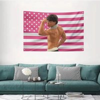 Malachi Barton Flag Tapestry - Funny Style Wall Hanging for Room Decor & Gift Merch