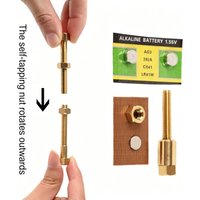 Magic Screw Nut Disengage Trick Toy Close Up Street Magic Prop Automatic Interactive Performance Toy for Magicians Party Family