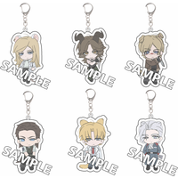 For RE Game Peripheral Billy Chris Leon Rebecca Jill Ada Acrylic KeyChain Custom Cartoons Decoration Pendant Creativity Gift