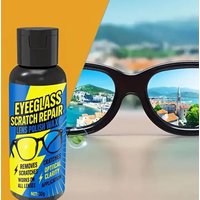 Eyeglass Scratch Repair Pastewith Sponge , Glass Lens Polishing Cream, Grinding Restoration Wax Anti-Scratch Care for Mirror
