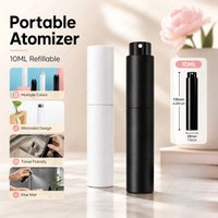 10ml Refillable Perfume Atomizer Portable Travel Cologne Spray Bottle Empty Fine Mist Dispenser for Pocket Purse Use