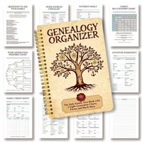 Family Tree Genealogy Spiral Notebook Ancestry Record Book Family History Journal Heritage Tracker Organizer Notebook