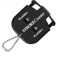 Mini Golf Score Counter - Hand Press Type 5.5×4.9cm with Keychain Clip, Training/Practice Scorer Accessory, No Battery Needed