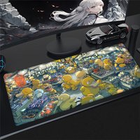 Pokemon Psyduck Mouse Pad Large Gaming Mousepad Anti-Slip Rubber Desk Mat for PC Gamer Keyboard Laptop Cute Anime Mouse Mat