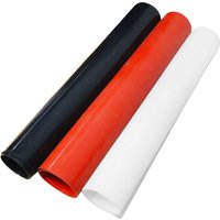 Red Black Translucent Silicone Rubber Sheet Plate Mat High Temperature Resistance 100% Virgin Silikon Rubber Pad 500x500mm