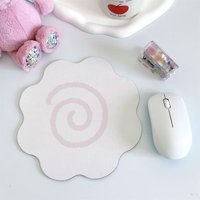 Japanese Fish Board Cute Ins Style Mouse Pad Leather Mat Waterproof Desk Pad Office Study Dormitory Computer Keyboard Pad Decor