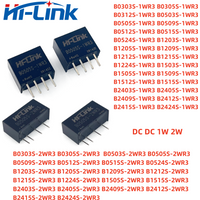 Hilink B0505S-1WR3 3.3V 5V 9V 12V 15V 24V Output 1W 2W DC DC Power Supply Module Isolated B0512SS-1WR3 B1205S-1WR3 B1212S-1WR3