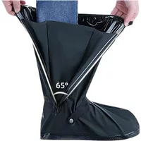 AliExpress NONE KEBIDUMEI Rain Boot Shoe Cover Non-slip Shoes High-tube Waterproof Shoes with Reflector for Motorcycle Bike Rain Cover Men Women