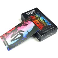12*7cm Silhouettes Tarot Card Set 78 pcs cards