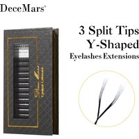 DeceMars Y-förmige Wimpernverlängerung mit 3 geteilten Spitzen