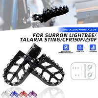 AliExpress JFGRACING Motorcycles FootPegs Rests Teeth Pedal Spring For Surron Lightbee Segway X260/ X160 CNC Electric Dirt Bike Parts Motocross Parts