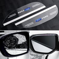 Car Rain Eyebrow Rearview Mirror Waterproof Shield Safe Driving For Ford Ranger S-Max Focus Galaxy Mondeo Transit Tourneo Kuga
