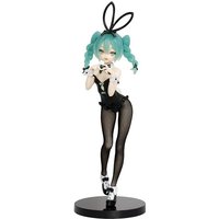 Hatsune Miku Anime Girl Figures Cartoon Silk Stockings Rabbit Girl Miku Figurines Car Decoration Doll Model Kids Toys Fans Gift