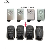 Modified Smart Remote Key Shell for Toyota Previa Reiz RAV4 (Board 0111) Updated Smart Key Blanks With Emergency Key Blade