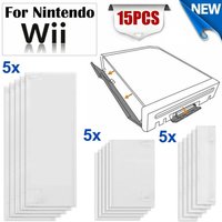 15Pcs/Set Memory Card Door Slot Cover Lids Replacement For Nintendo Wii Game Console Accessories Memory Port Door Baffle Covers