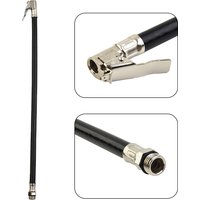 Air Tyre Inflator Hose Pressure Auto Rustproof Pump Gauge Hose Connector Automotive Tools Flexible Tire Hose Pump Gauge Hose image 3
