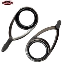 TAKEDO 10PCS TUKTLSG 4# - 12# Fishing Rod Top Guide Ring Sea Guides Rod Building Repair Replacement Fishing Gear Accessories