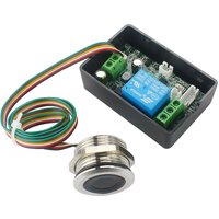 Zugangskontrolle Fingerabdruck-Steuerplatine 7-30 V Fingerabdruckerkennung Relaismodul Elektroschloss Türschloss-Controller