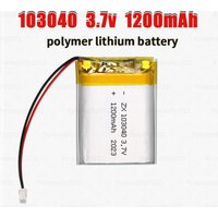 Li-po 103040 Battery 3.7V 1200mAh Polymer Lithium Batteries for Burglar Alarm Singing Speaker Purifier Aircraft Model Toys Cell